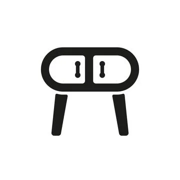 Television stand icon vector design templates simple and modern Stock Illustration