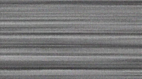 Television Static Bars Animation with Analog Signal Distortion Stock Footage 296369803