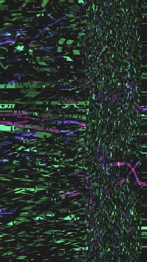 Television Static Effect Portrait Stock Footage 331076274