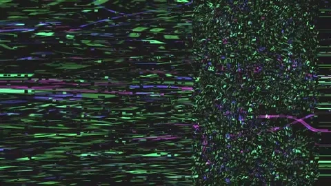 Television Static Effect Widescreen Stock Footage 331076228