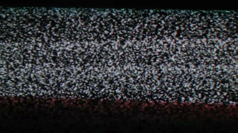 Television static noise, with scan effect, macro shot, loopable Stock Footage 33459932