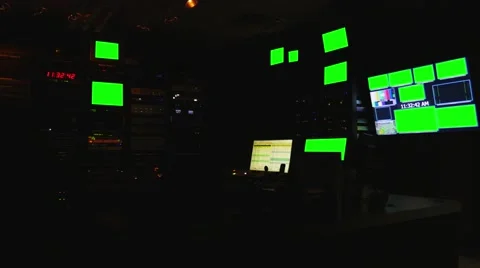 Television Station Master Control 스톡 동영상 50827597