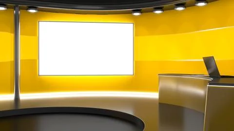 Television studio background Stock Photos