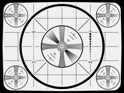 Television test pattern Illustration