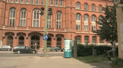 Television Tower Berlin Stock Footage