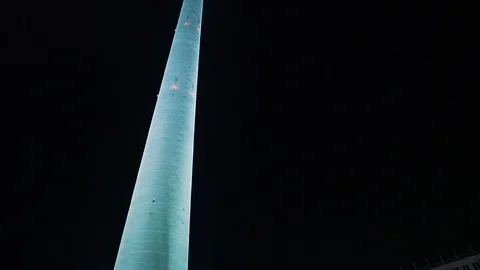 Television Tower In Berlin Stock Footage 96152905