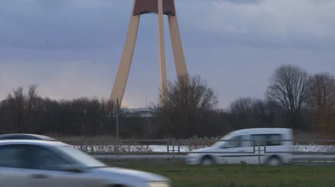 Television tower in Riga Stock Footage 37843053