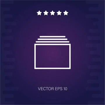 Television vector icon Stock Illustration