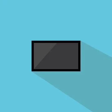 Television in wall  vector illustration Stock Illustration