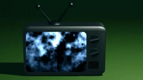Televisions with static interference 4k Stock Footage 311539650