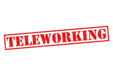 Teleworking Stock Illustration