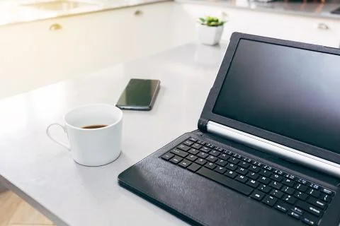 Teleworking place for a freelancer 库存照片