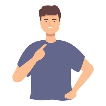 Tell me icon cartoon vector. People talk Stock Illustration
