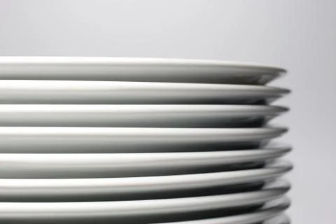 Tellerstapel Stock Photos