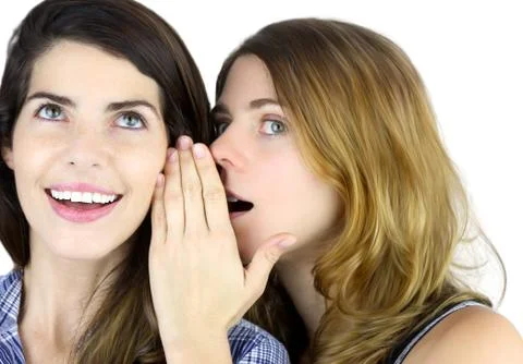 Telling a secret Stock Photos