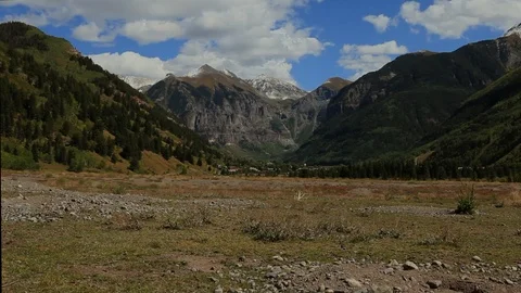 Telluride Mountains Stock Footage 105044073