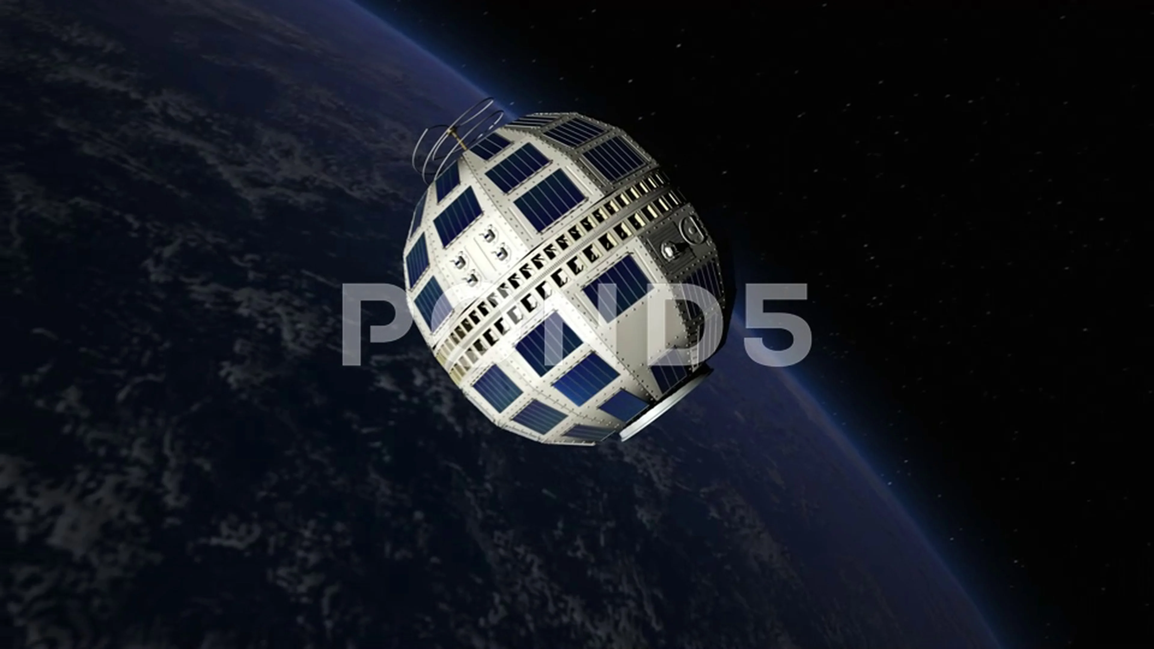 Telstar 1 Satellite 1962 View 2 Stock Video Pond5