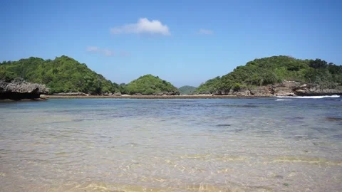 Teluk Asmara beach Stock Footage 282636884