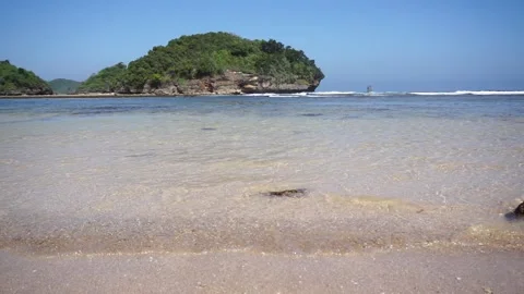 Teluk Asmara beach Stock Footage 282636923