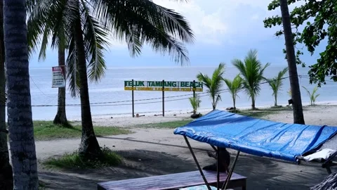 Teluk Tamiang Beach Stock Footage 223538640