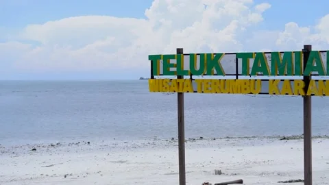 Teluk tamiangg beach Stock Footage 223529830