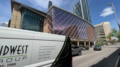 Telus COnvention Centre, Calgary Stock Footage 196958678