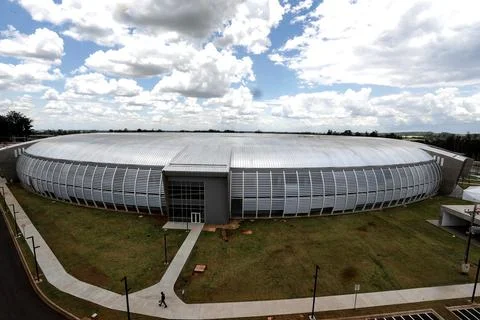 Temer inaugurates the Sirius accelerator, the largest scientific complex in Braz Stock Photos