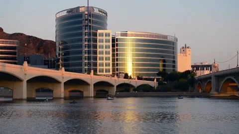 Tempe  lake Stock Footage 167244052