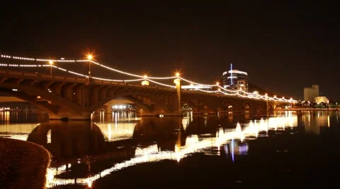 Tempe Mill Ave Bridge Stock Footage 47418292