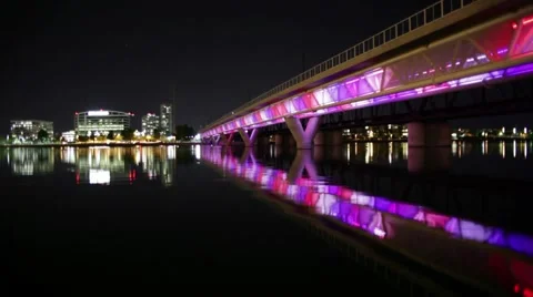 Tempe Railroad Bridge Rapid Stock Footage 47418338
