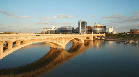 Tempe Town Lake Stock Footage 52332101