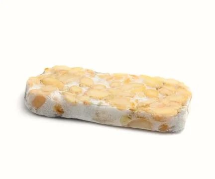 Tempeh isolated on white background Foto stock