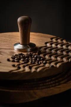 Tempera for coffee machine Stock Photos