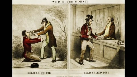 Temperance Movement (with Text) 스톡 동영상 229897665