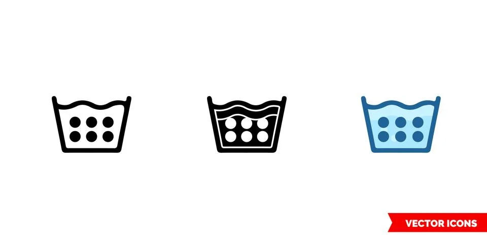 Temperature 200F icon of 3 types color, black and white, outline. Isolated ve Stock Illustration