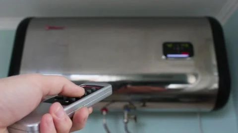 Temperature adjustment of the water 스톡 동영상 48185749