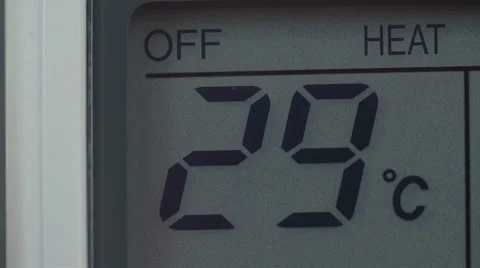 Temperature of celcius is dropping down Stock Footage 46107669
