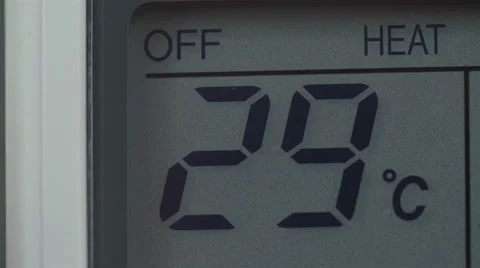 Temperature of celcius is dropping down Stock Footage 46427014
