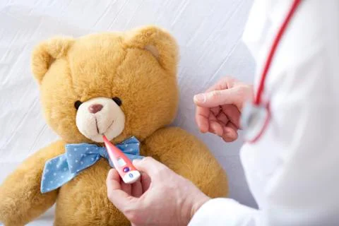 Temperature, child Stock-Fotos