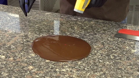 Temperature of chocolate Stock Footage 101521838