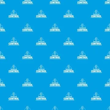 Temperature control pattern seamless blue Stock Illustration
