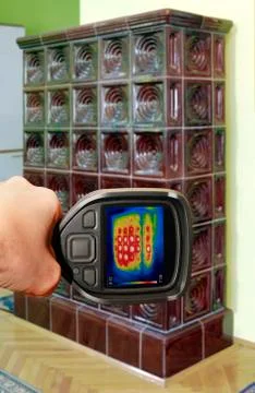 Temperature distribution Stock Photos