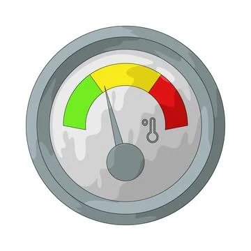 Temperature Gauge illustration Stock Illustration