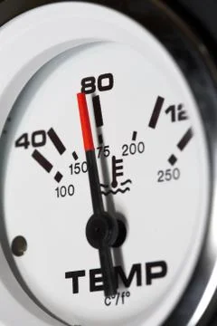 Temperature gauge Stock Photos