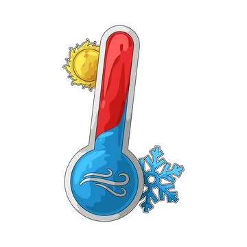Temperature illustration Stock Illustration