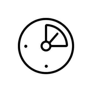 Temperature indicator icon vector outline illustration 스톡 일러스트