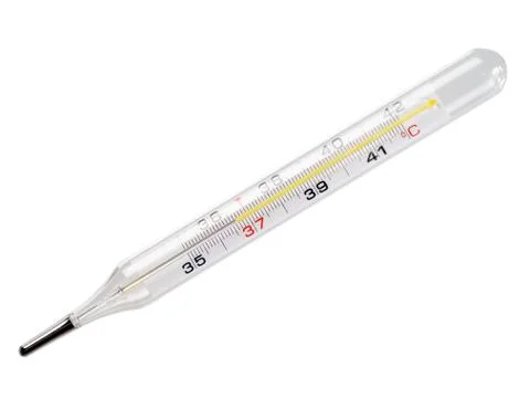 Temperature indicator. Stock Photos