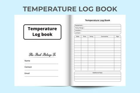 Temperature information checker KDP interior. Body heat checker and patient m Stock Illustration