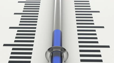 Temperature measure falls. 库存影片 67629086