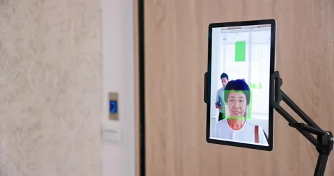 Temperature measurement device Stock Footage 150041170